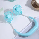 🌀 Mini Neck Fan – Portable USB Rechargeable Wearable Fan with 3 Speeds & 360° Rotation (Random Color)