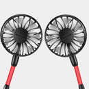 🌀 Mini Neck Fan – Portable USB Rechargeable Wearable Fan with 3 Speeds & 360° Rotation (Random Color)