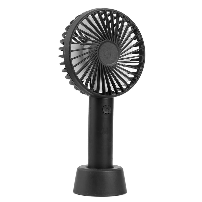 🌬️ Portable USB Rechargeable Handheld Mini Cooling Fan – 3 Speed, Strong Wind (Black)