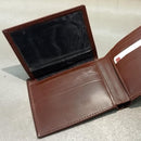 Men’s Genuine Leather Wallet – Stylish Bifold Purse with Clasp | Pure Cowhide | Compact, Durable & Smart – Brown