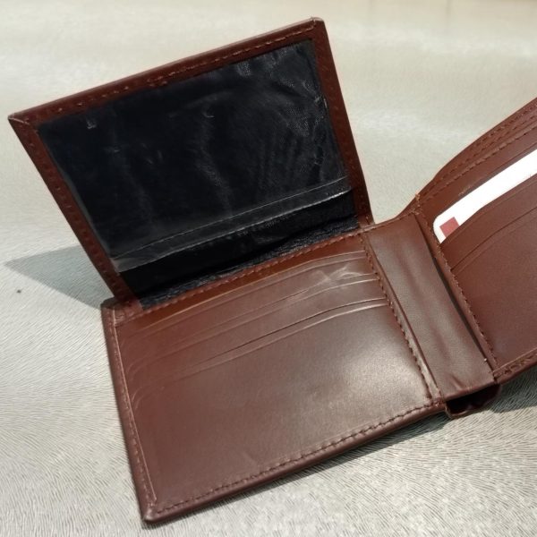 Men’s Genuine Leather Wallet – Stylish Bifold Purse with Clasp | Pure Cowhide | Compact, Durable & Smart – Brown