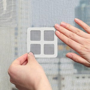 Multifunctional Net Sticker Drainer Net For Bathroom – Kitchen Etc | Window Screen Repair Patches For Door Window (Pack Of 10)