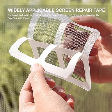 Multifunctional Net Sticker Drainer Net For Bathroom – Kitchen Etc | Window Screen Repair Patches For Door Window (Pack Of 10)