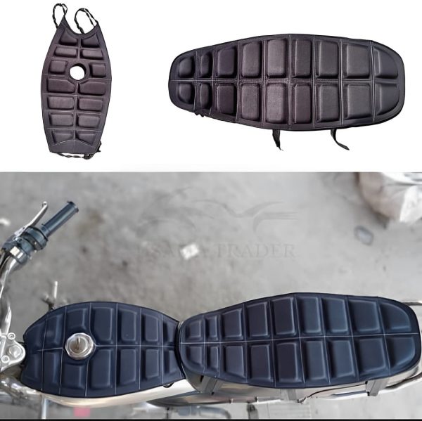 Pack of 2 – Universal Waterproof Bike Seat & Fuel Tank Cushion Set | Comfort & Durability Upgrade