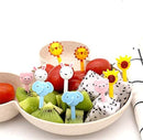 Set of 10pcs Kids Fruit Forks | Cute & Reusable Food Picks for Kids