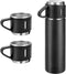 Stainless Steel Vacuum Flask Set | 500ml Insulated Bottle & Coffee Mug Gift Set