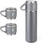 Stainless Steel Vacuum Flask Set | 500ml Insulated Bottle & Coffee Mug Gift Set