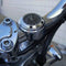 Universal Waterproof Motorcycle Handlebar Clock – Luminous Chrome Quartz Watch for Bikes (Silver)