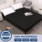 Waterproof Mattress Protector King Size – Breathable Fitted Black Cover | Hypoallergenic & Washable