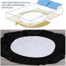 Waterproof Mattress Protector King Size – Breathable Fitted Black Cover | Hypoallergenic & Washable