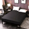 Waterproof Mattress Protector King Size – Breathable Fitted Black Cover | Hypoallergenic & Washable